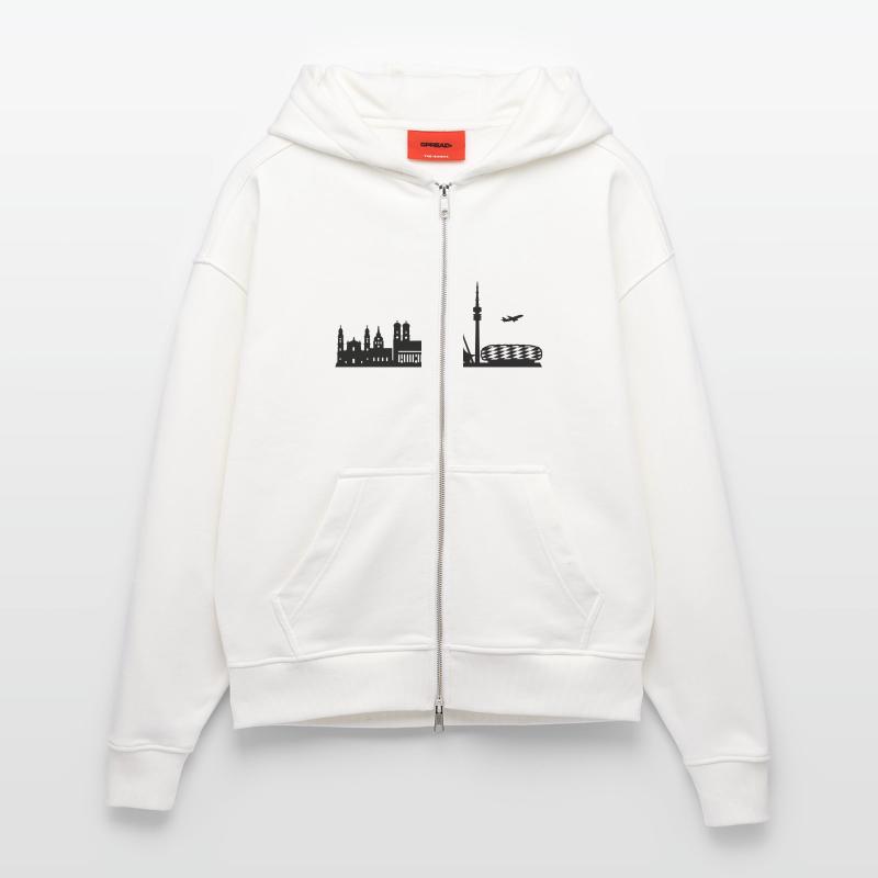 Skyline München Zip Hoodie - made by SPREAD