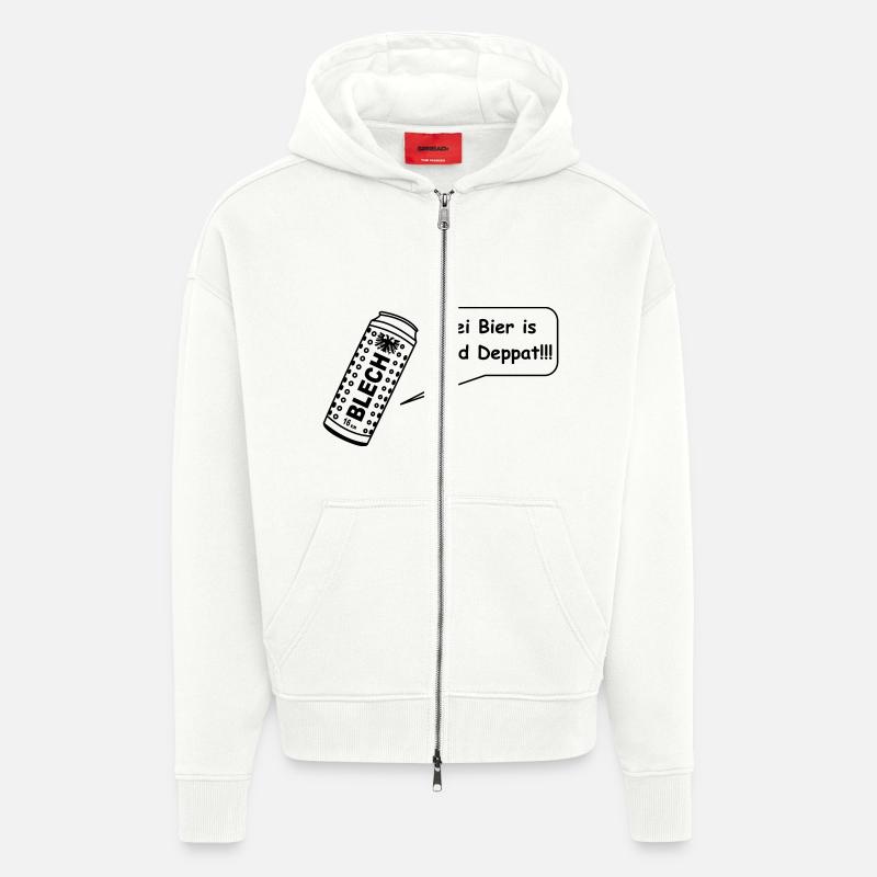16erblechdeppertwiener - Zip Hoodie - made by SPREAD - OFF WHITE
