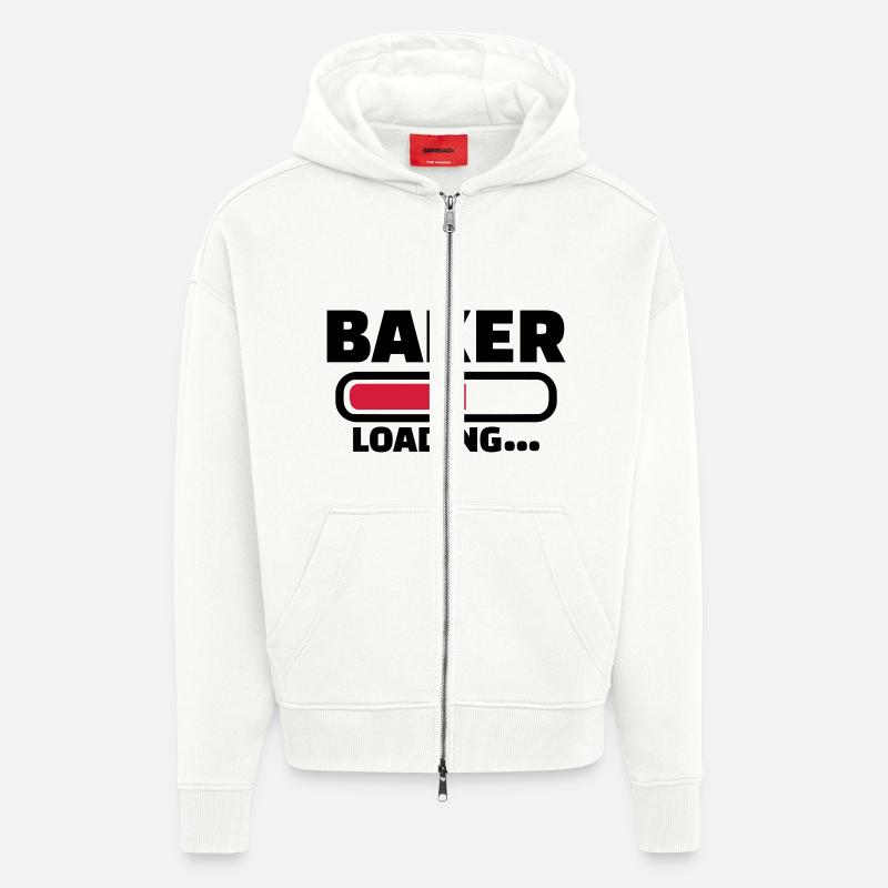 Bäcker - Zip Hoodie - made by SPREAD - OFF WHITE