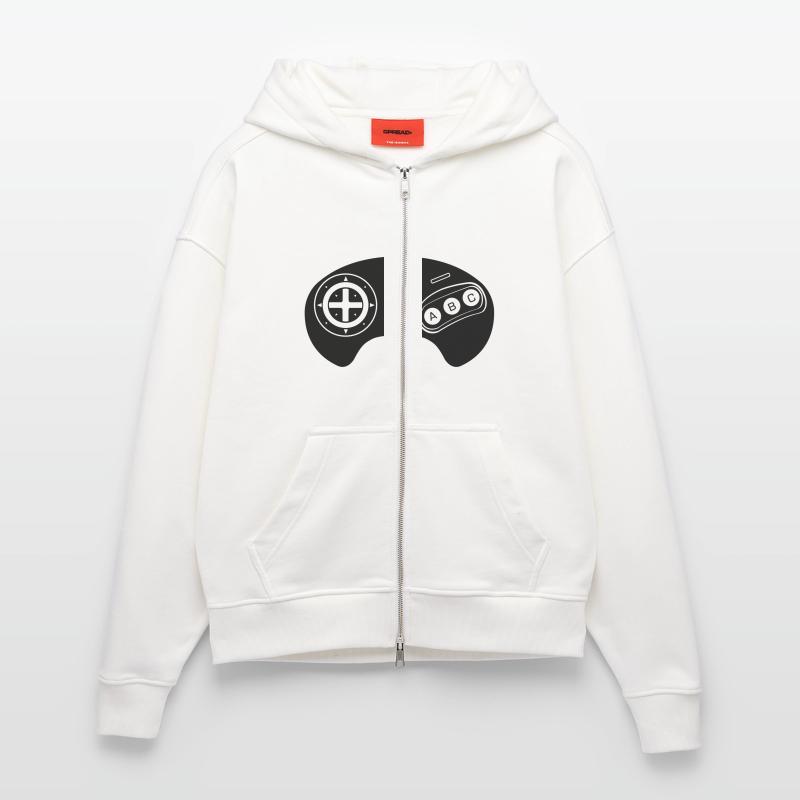 Mega Retro Controller Zip Hoodie - made by SPREAD