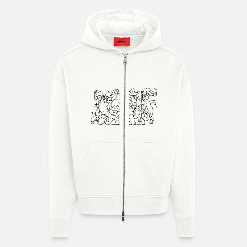 Pergamonaltar Berlin - Zip Hoodie - made by SPREAD - OFF WHITE