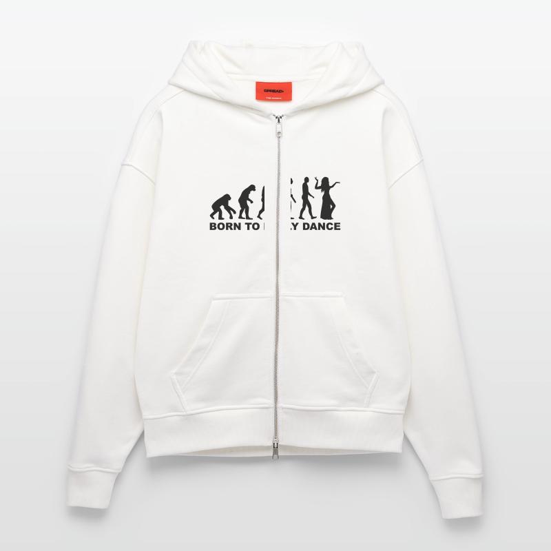 Evolution belly dance Zip Hoodie - made by SPREAD