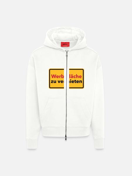 Werbung - Zip Hoodie - made by SPREAD - OFF WHITE