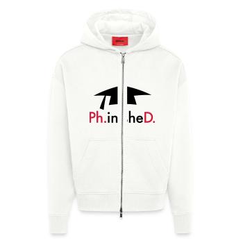 Promotion - Zip Hoodie - made by SPREAD - OFF WHITE - Vorne
