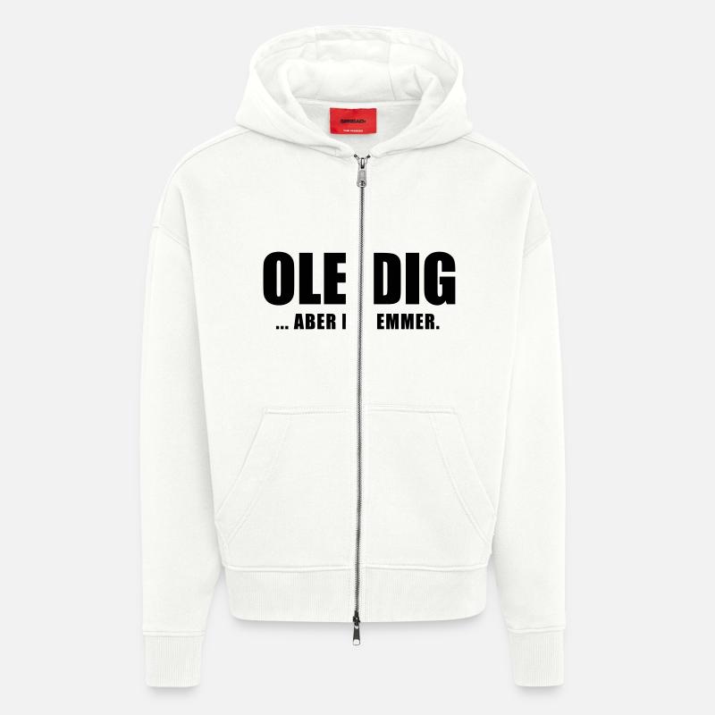Oleidig - Zip Hoodie - made by SPREAD - OFF WHITE