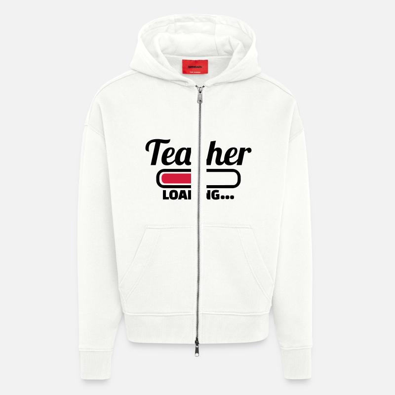 Lehrer - Zip Hoodie - made by SPREAD - OFF WHITE
