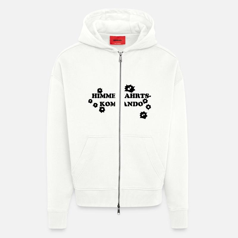 HIMMELFAHRTSKOMMANDO - Zip Hoodie - made by SPREAD - OFF WHITE