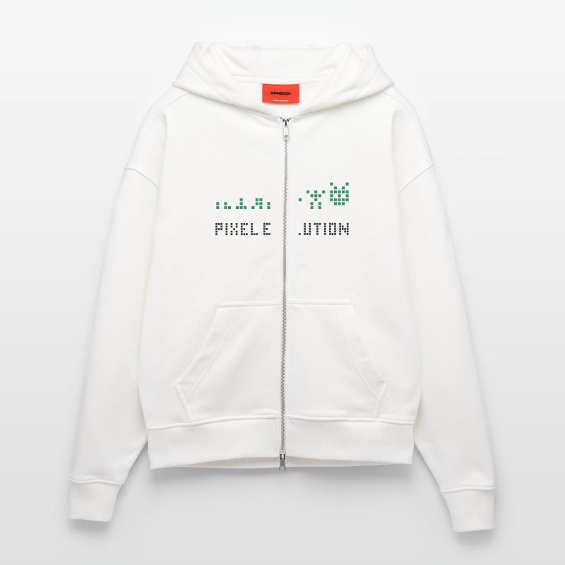 Pixel Evolution Zip Hoodie - made by SPREAD