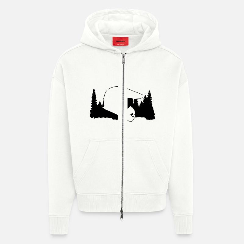 Offroad - Zip Hoodie - made by SPREAD - OFF WHITE