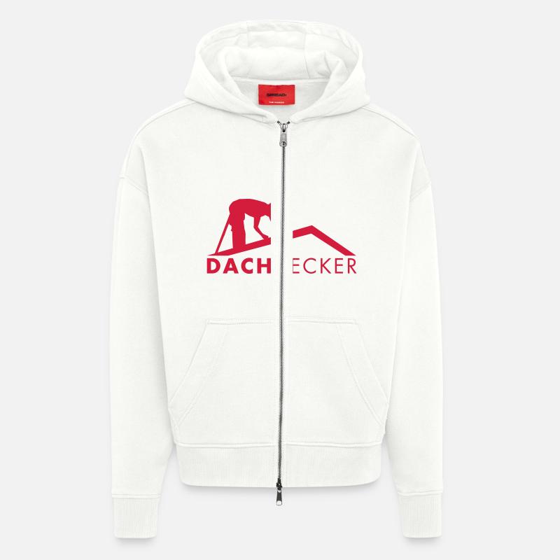 Dachdecker - Zip Hoodie - made by SPREAD - OFF WHITE