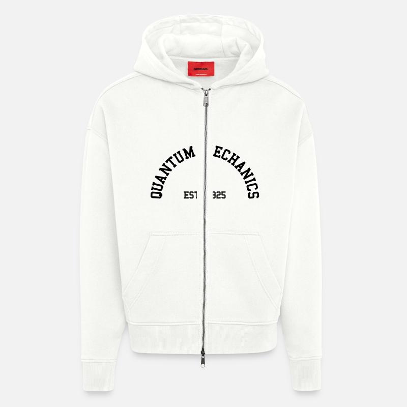 Quantum Mechanics - Est. 1925 (Half-Kreis) - Zip Hoodie - made by SPREAD - OFF WHITE