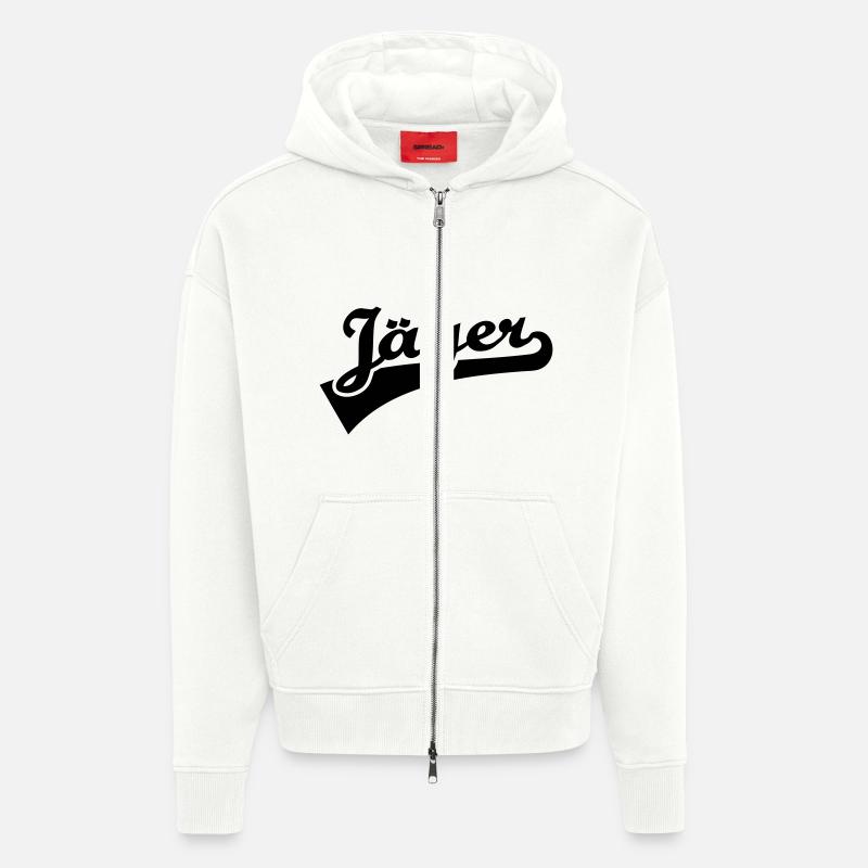 Jäger - Zip Hoodie - made by SPREAD - OFF WHITE