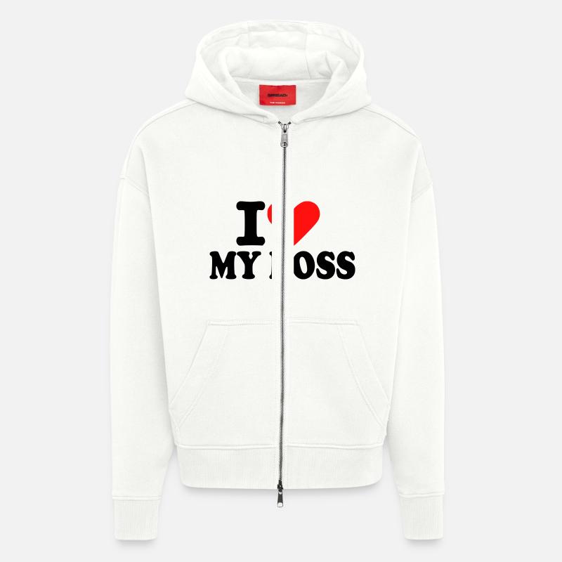 Boss - Chef - Zip Hoodie - made by SPREAD - OFF WHITE