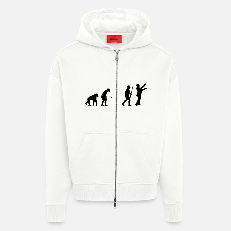 Conductor Evolution - Zip Hoodie - made by SPREAD - OFF WHITE