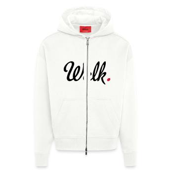 Nordic Walking - Zip Hoodie - made by SPREAD - OFF WHITE - Vorne