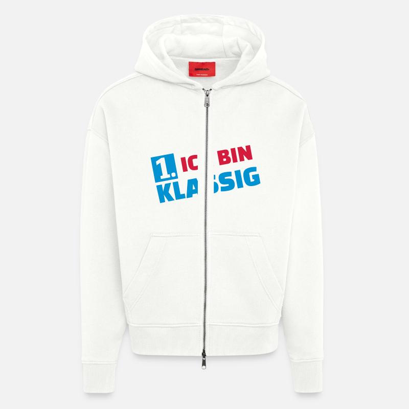Erstklassig - Zip Hoodie - made by SPREAD - OFF WHITE
