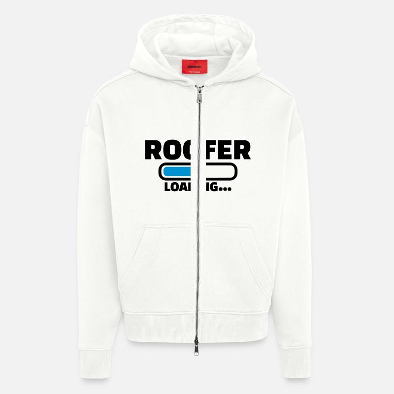 Dachdecker - Zip Hoodie - made by SPREAD - OFF WHITE