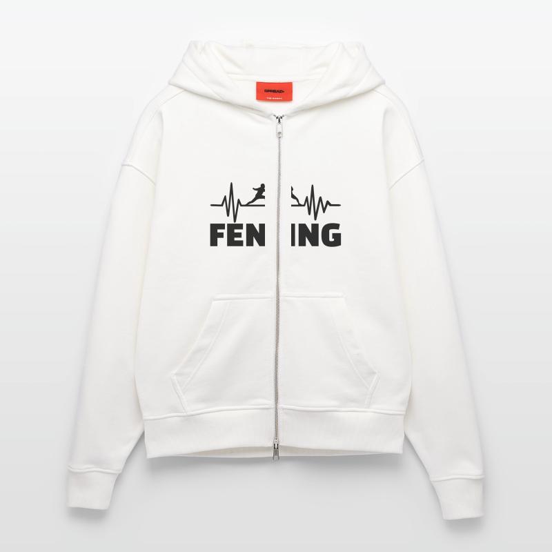 Fechten Zip Hoodie - made by SPREAD