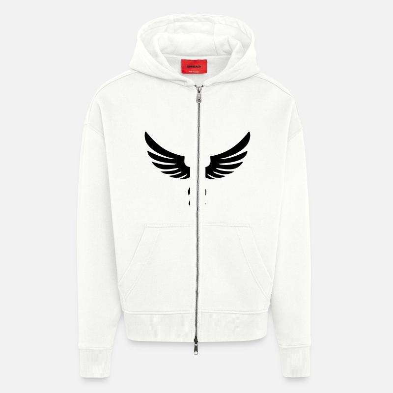 Frankfurt Underground Türnbeutel - Zip Hoodie - made by SPREAD - OFF WHITE