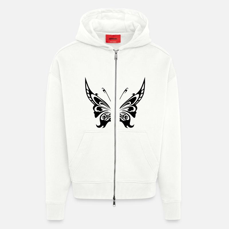 schmett2 - Zip Hoodie - made by SPREAD - OFF WHITE
