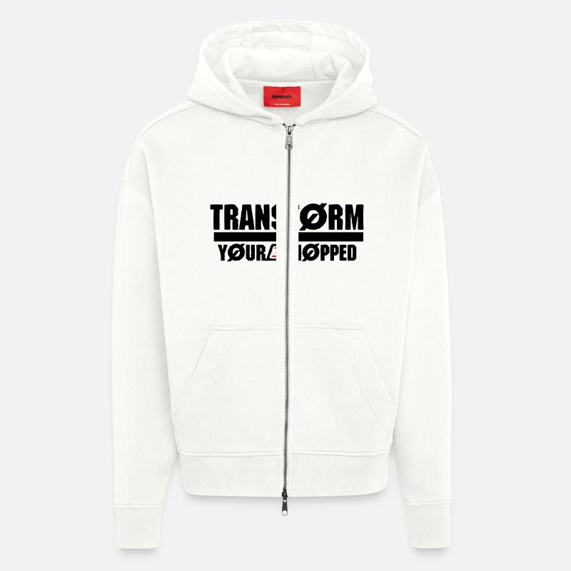 Transform - Zip Hoodie - made by SPREAD - OFF WHITE