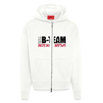 Das B-Team Spezialeinheit Fun Sprüche Action Spaß - Zip Hoodie - made by SPREAD - OFF WHITE - Vorne