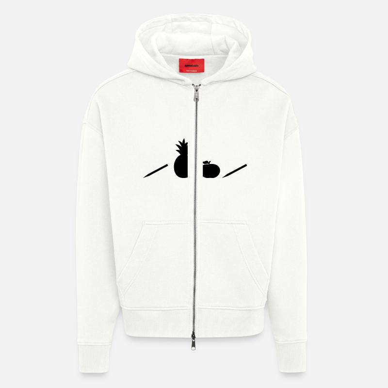PPAP - Piktogramme - Zip Hoodie - made by SPREAD - OFF WHITE