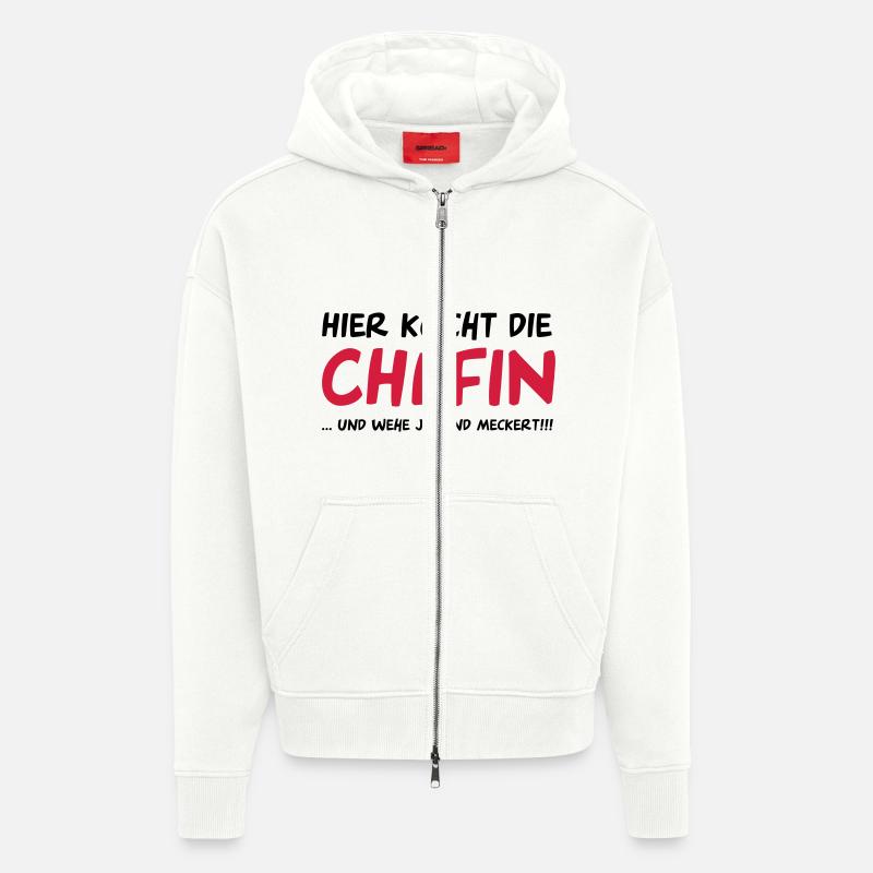 Chefkoch - Zip Hoodie - made by SPREAD - OFF WHITE