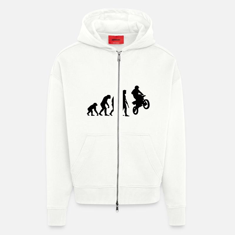 evolution_motorbike_stunt_a_1c - Veste à capuche bio épaisse oversize fabriqué en UE - OFF WHITE