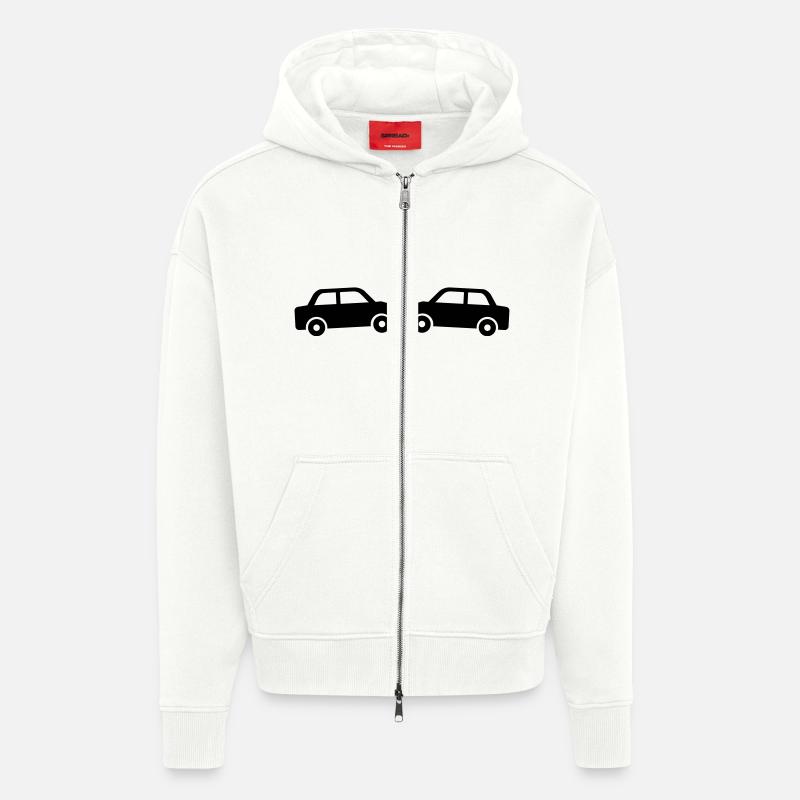 Unfall - Zip Hoodie - made by SPREAD - OFF WHITE