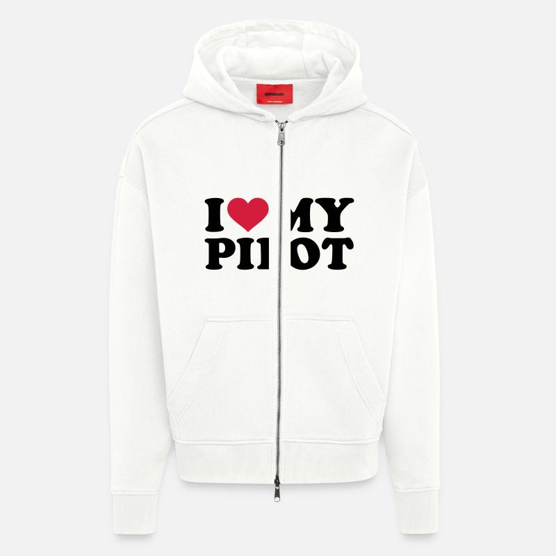 Pilot - Zip Hoodie - made by SPREAD - OFF WHITE