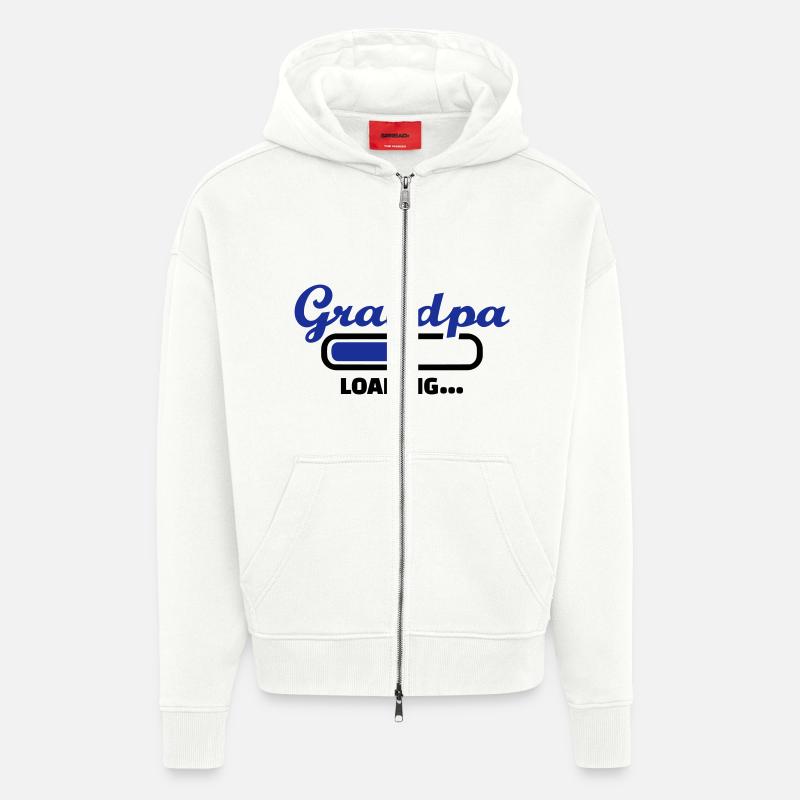 Opa - Zip Hoodie - made by SPREAD - OFF WHITE