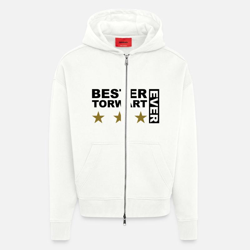 Bester Torwart - V2 - Zip Hoodie - made by SPREAD - OFF WHITE