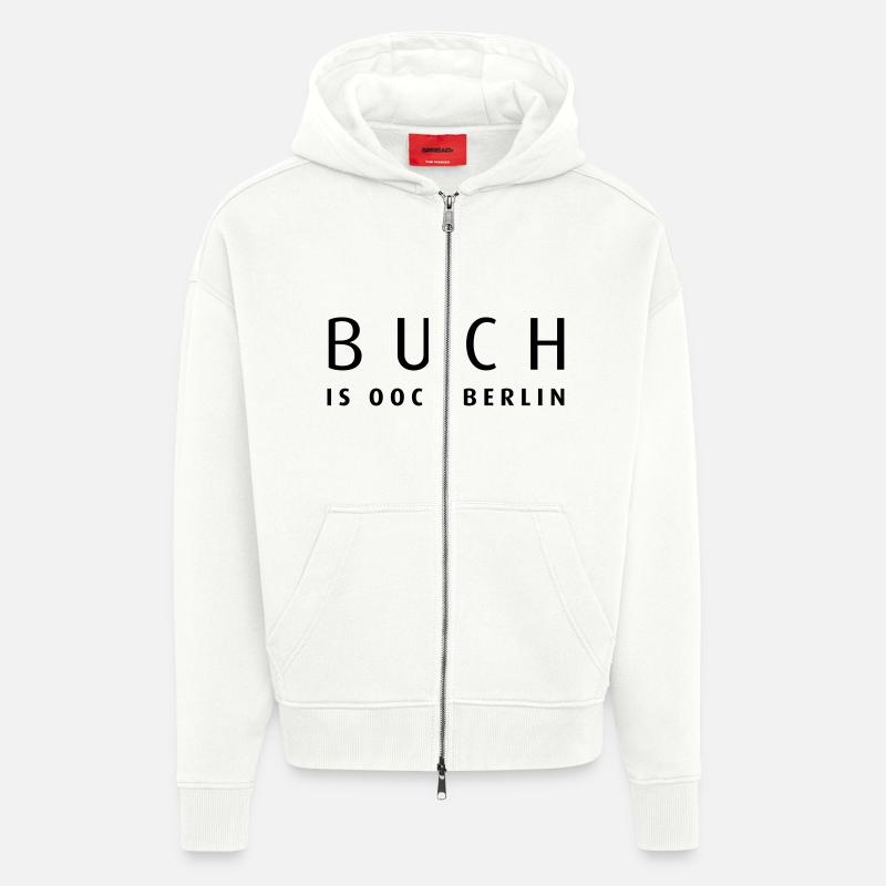 buch_o_berlin - Zip Hoodie - made by SPREAD - OFF WHITE