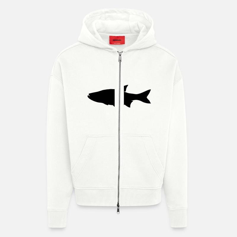Rapfen - Zip Hoodie - made by SPREAD - OFF WHITE