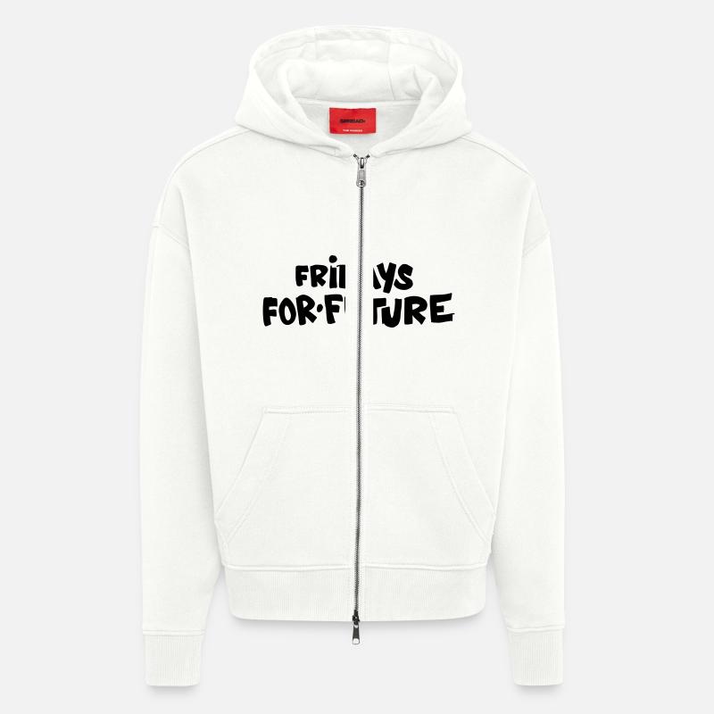 Fridays for Future - Zip Hoodie - made by SPREAD - OFF WHITE