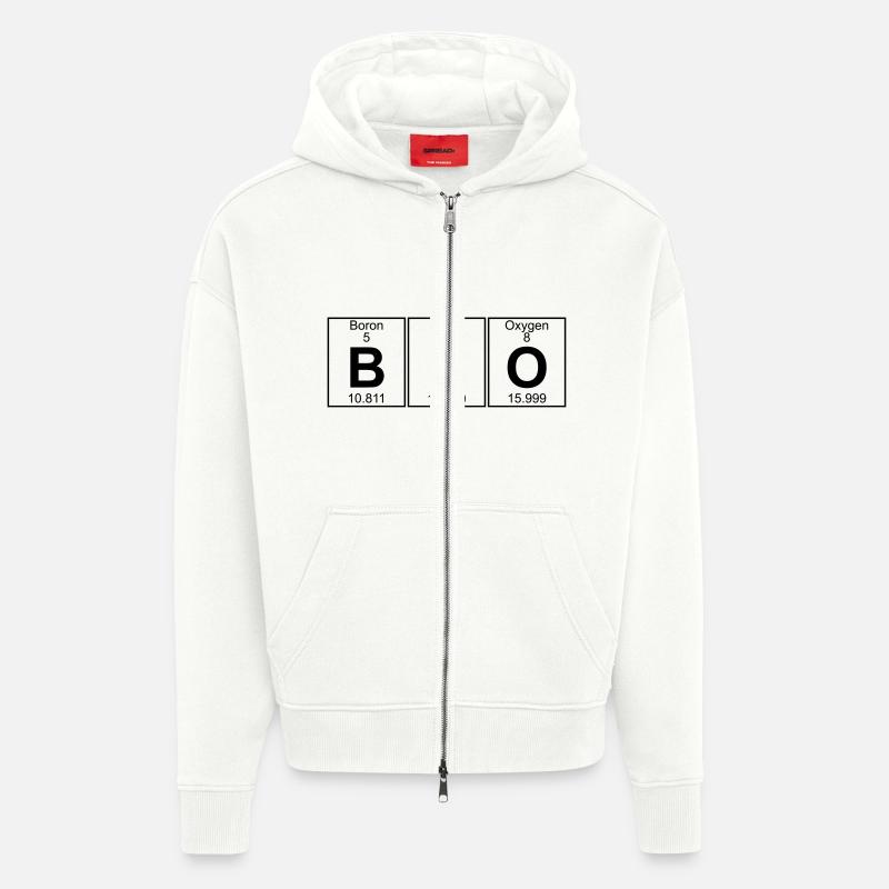 BIO (bio) - complet - Veste à capuche bio épaisse oversize fabriqué en UE - OFF WHITE