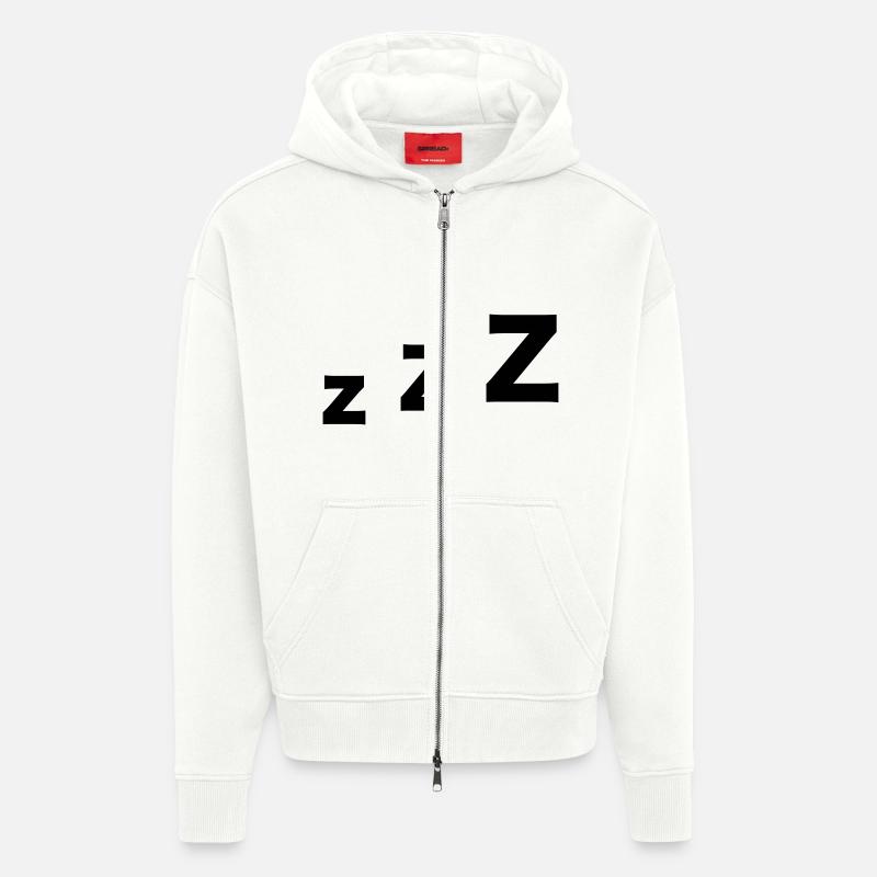 Schlafen - Zip Hoodie - made by SPREAD - OFF WHITE
