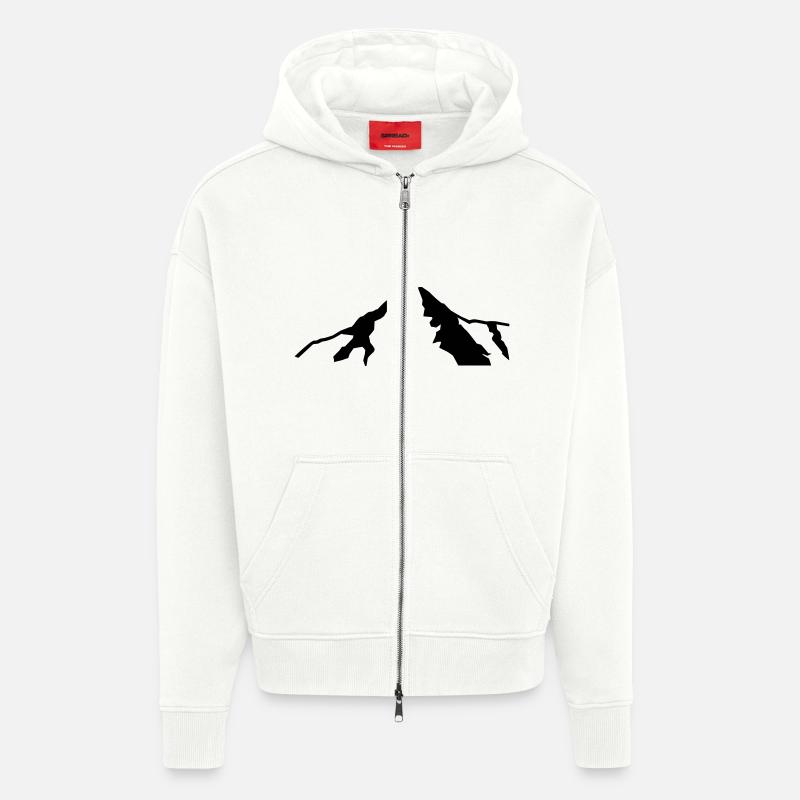 Eiger - Zip Hoodie - made by SPREAD - OFF WHITE