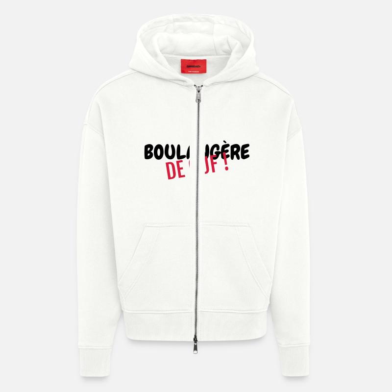 Bäcker / Bäckerei / Bäckerin / Brot - Zip Hoodie - made by SPREAD - OFF WHITE