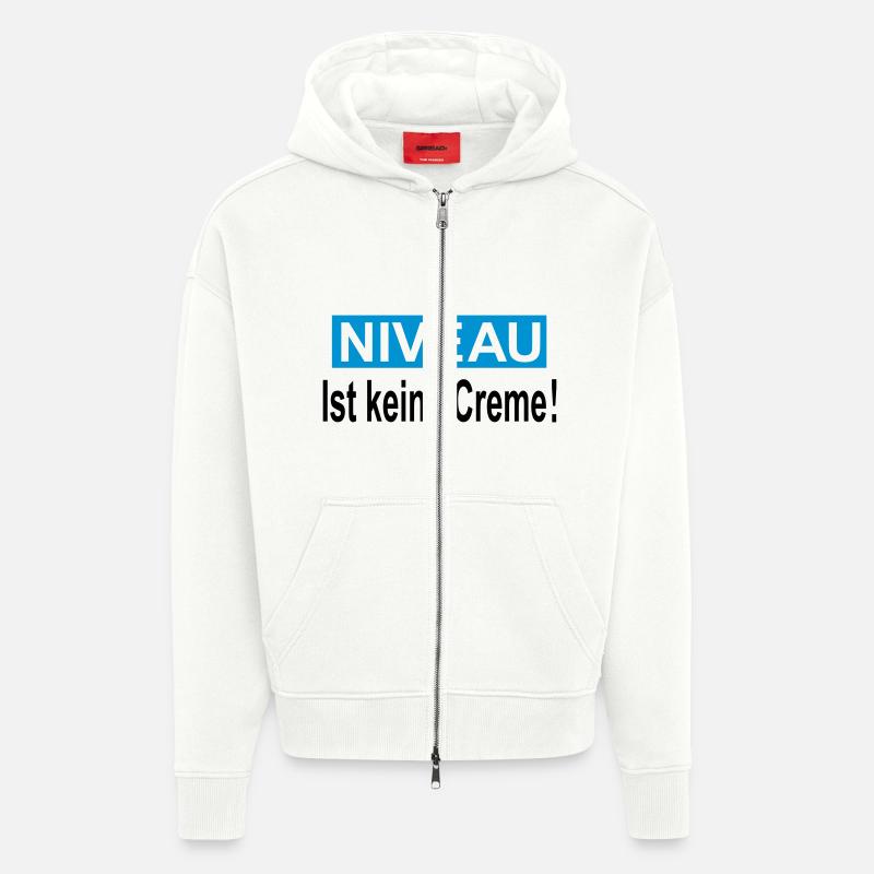 niveau - Zip Hoodie - made by SPREAD - OFF WHITE