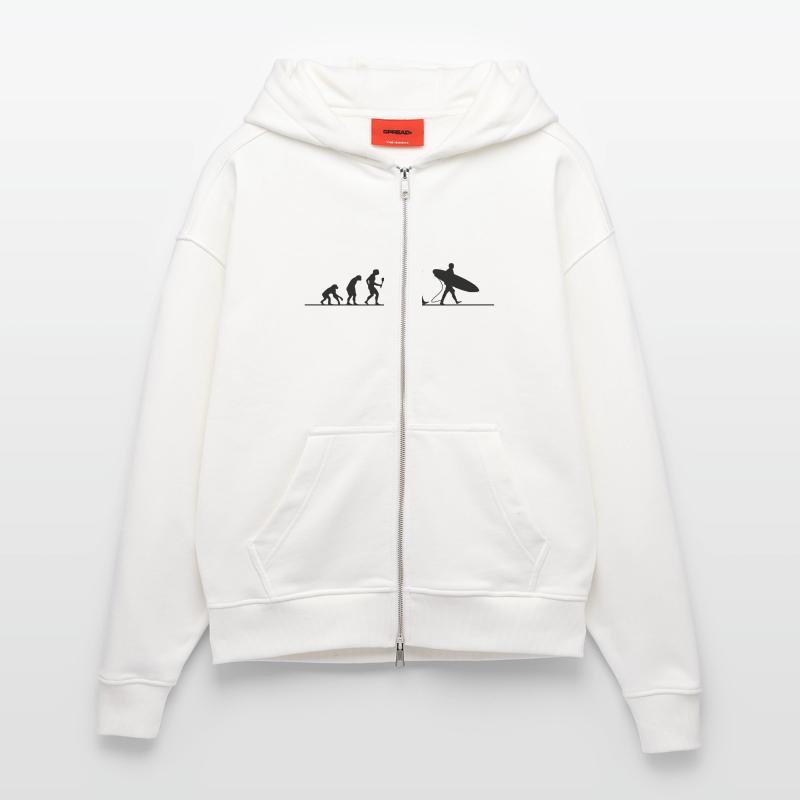 Evolution Surfen Zip Hoodie - made by SPREAD