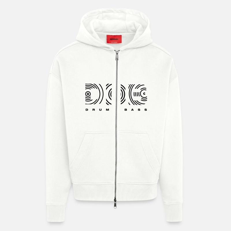 DnB - Zip Hoodie - made by SPREAD - OFF WHITE