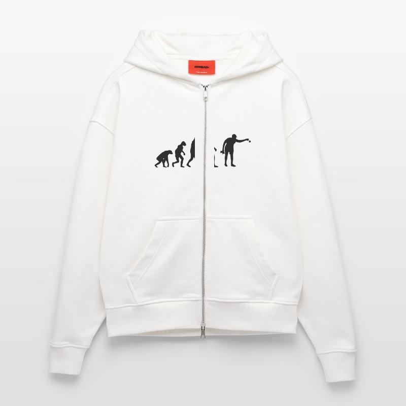Evolution Boule Zip Hoodie - made by SPREAD