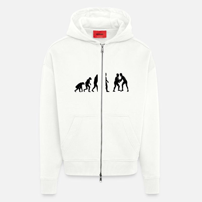 Ringen - Zip Hoodie - made by SPREAD - OFF WHITE