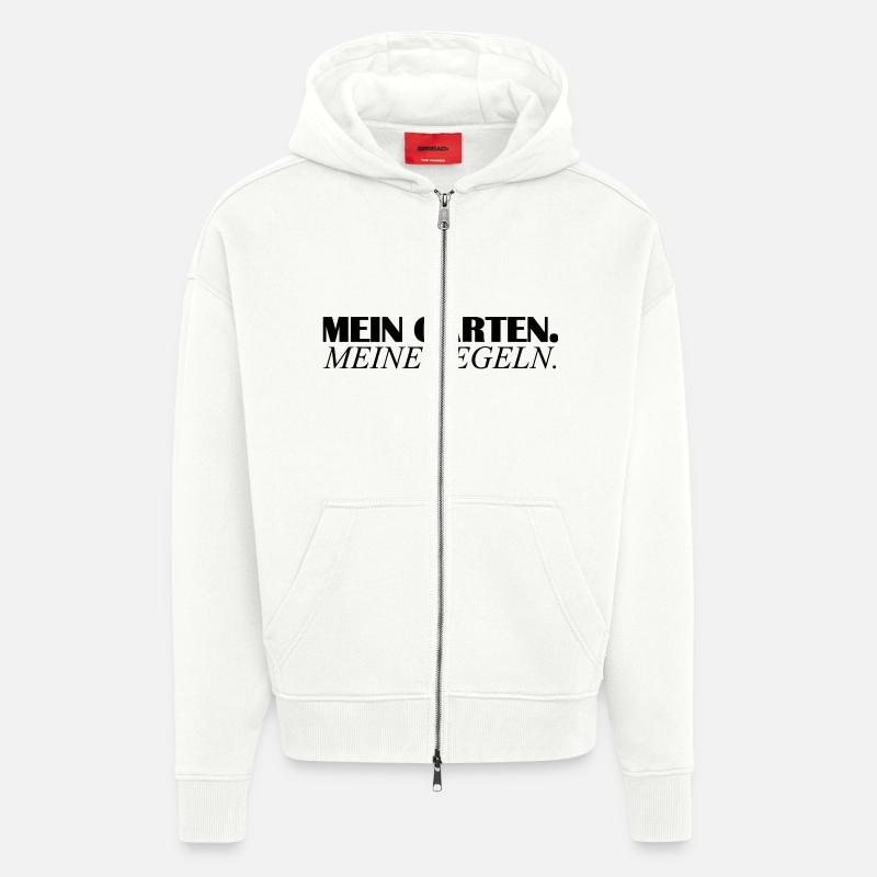 mein garten - Zip Hoodie - made by SPREAD - OFF WHITE