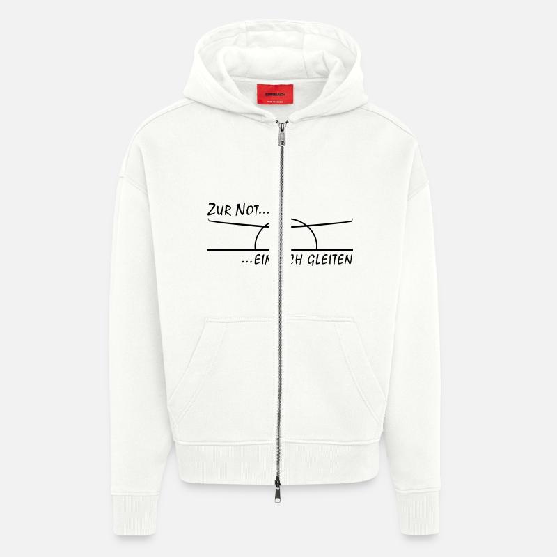 Gleiten - Zip Hoodie - made by SPREAD - OFF WHITE