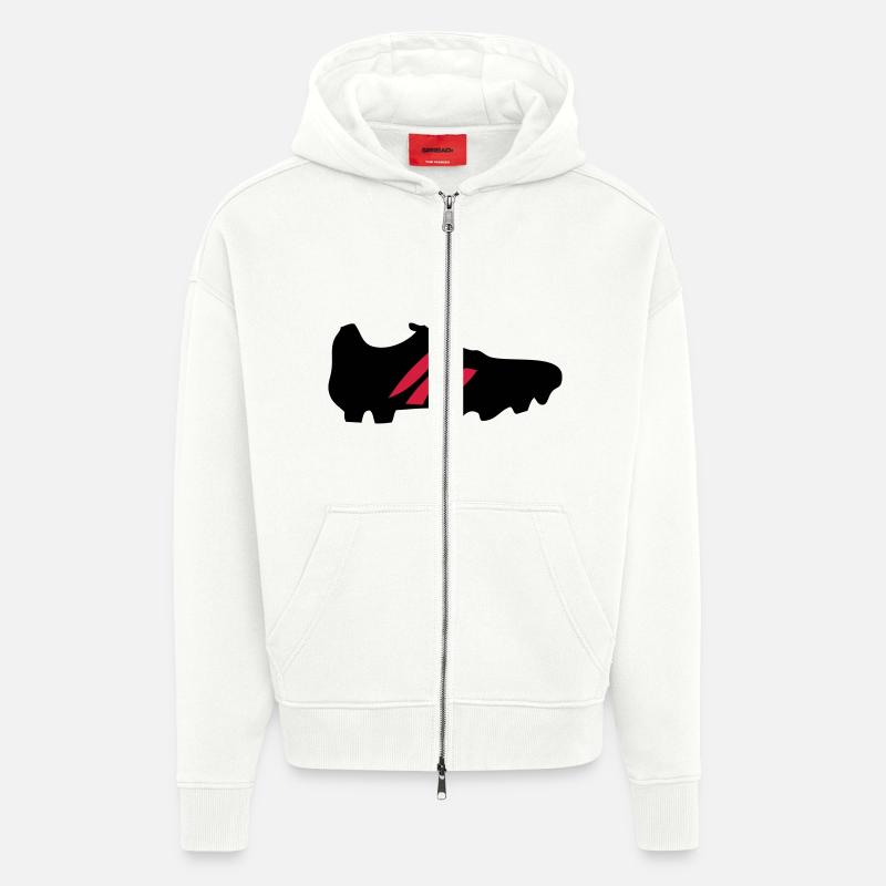 Fußball - Zip Hoodie - made by SPREAD - OFF WHITE