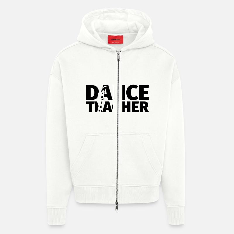 Tanzlehrer Tanzlehrerin - Zip Hoodie - made by SPREAD - OFF WHITE