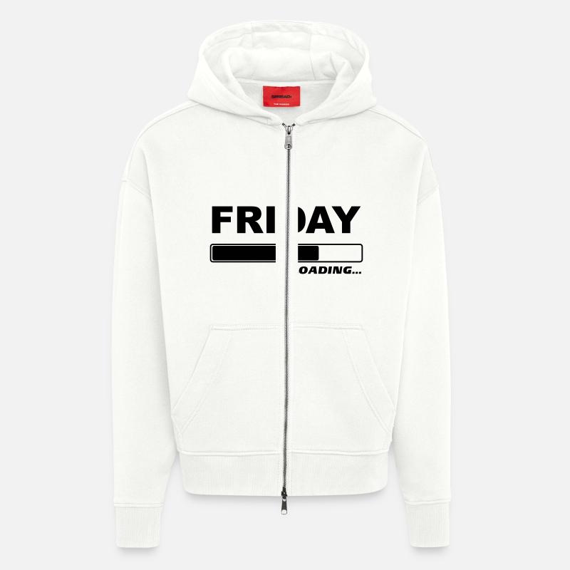Friday loading… 1c - Zip Hoodie - made by SPREAD - OFF WHITE